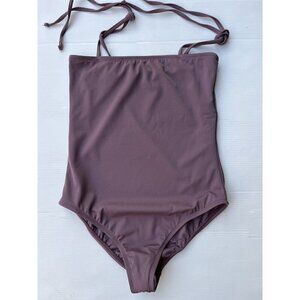 Nasty Gal Womens Purple Rene Tie-Strap Swimsuit Purple Size S  $78 NGZ